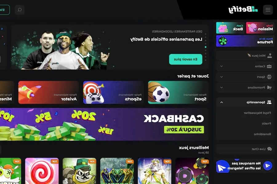 Betify Casino : Offres de Bonus Attrayantes