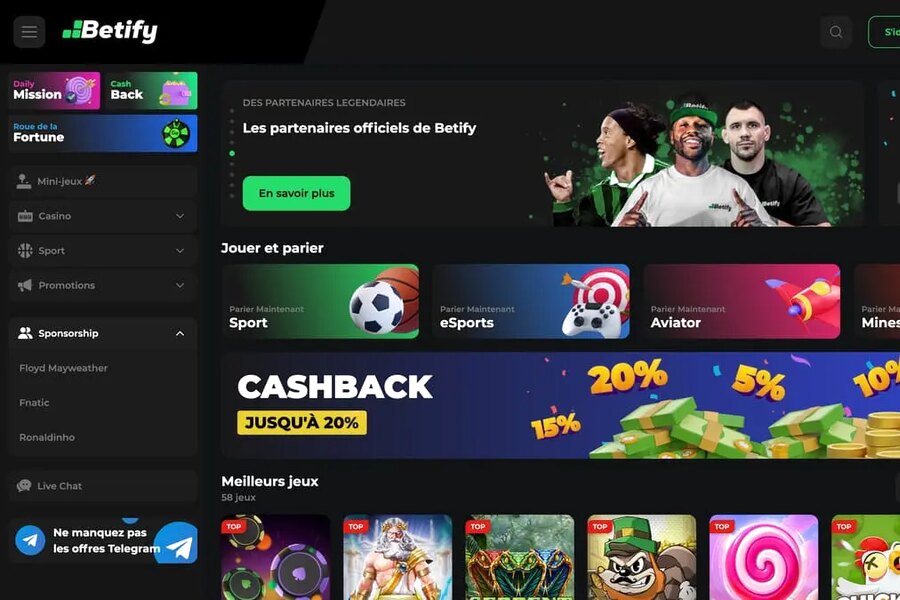 Betify Casino : Codes Promo à ne pas manquer